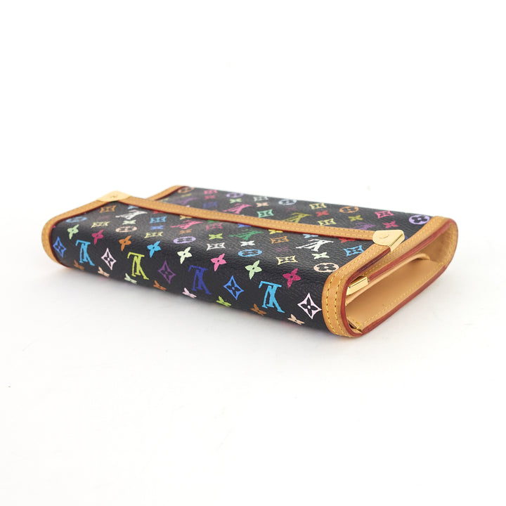 porte tresor monogram multicolore canvas wallet