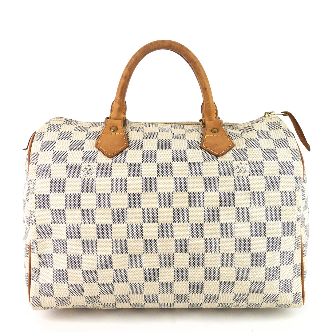 speedy 30 damier azur canvas bag