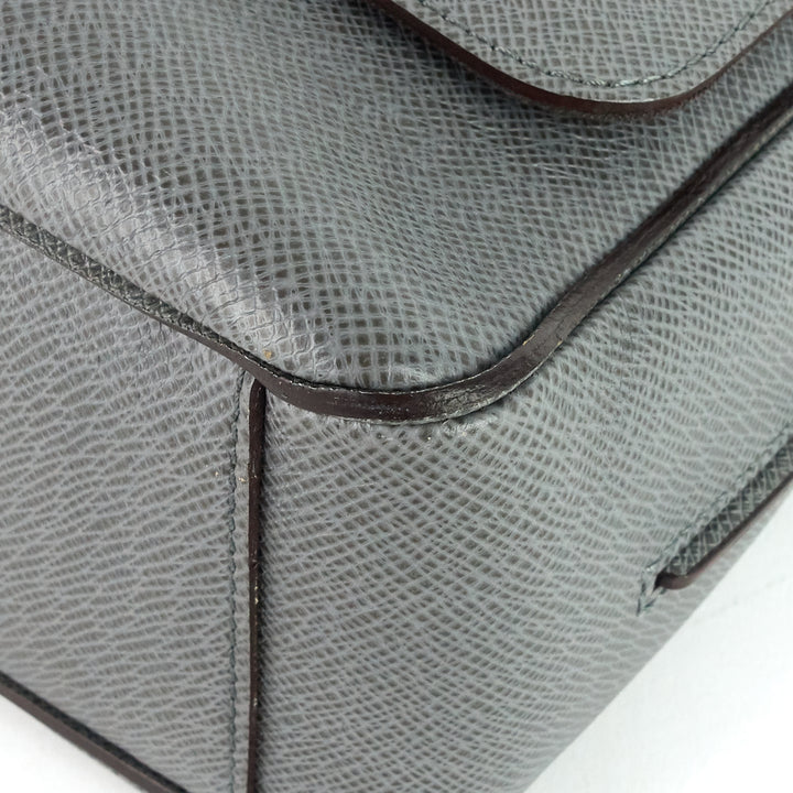 roman mm taiga leather messenger bag