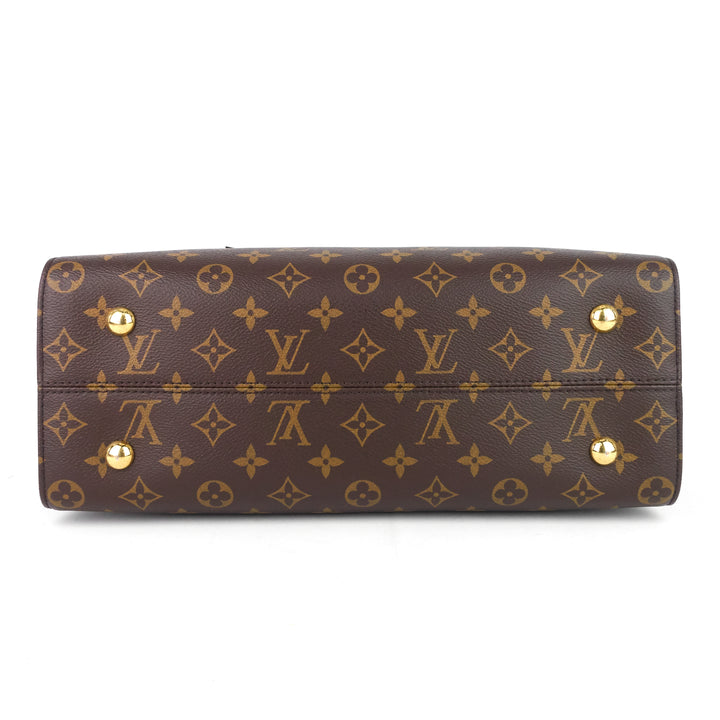 tuileries monogram canvas and tricolour leather handbag