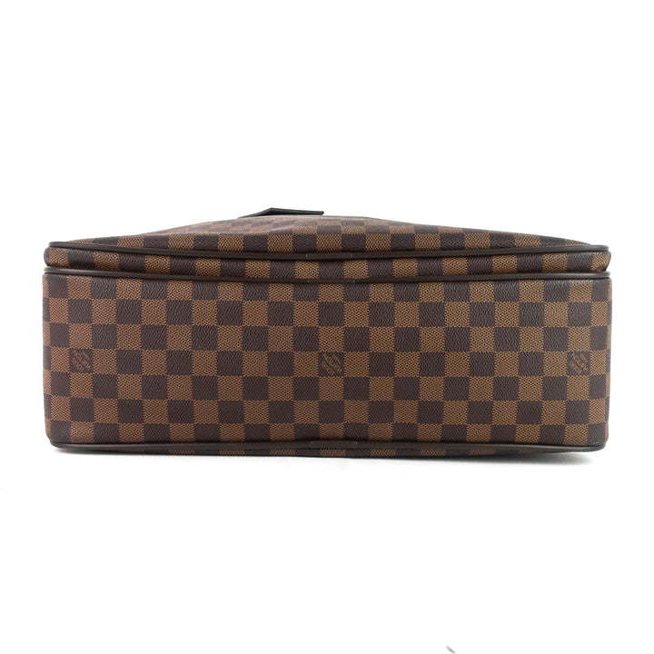 icare damier ebene canvas computer bag