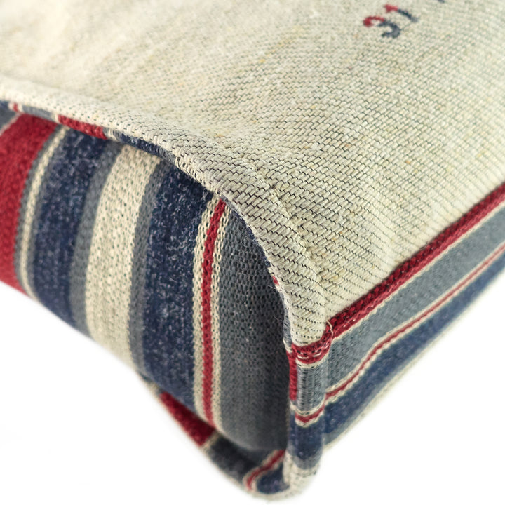 deauville small canvas shopping tote bag