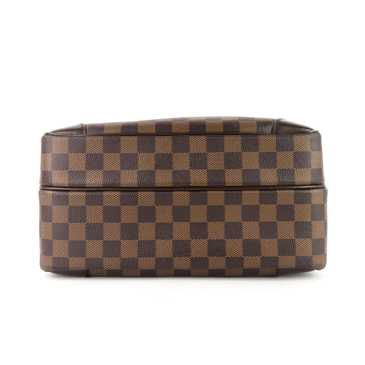 nil 28 damier ebene canvas messenger bag