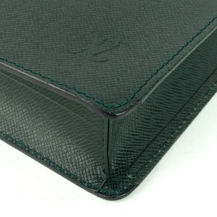 serviette kourad taiga leather briefcase bag