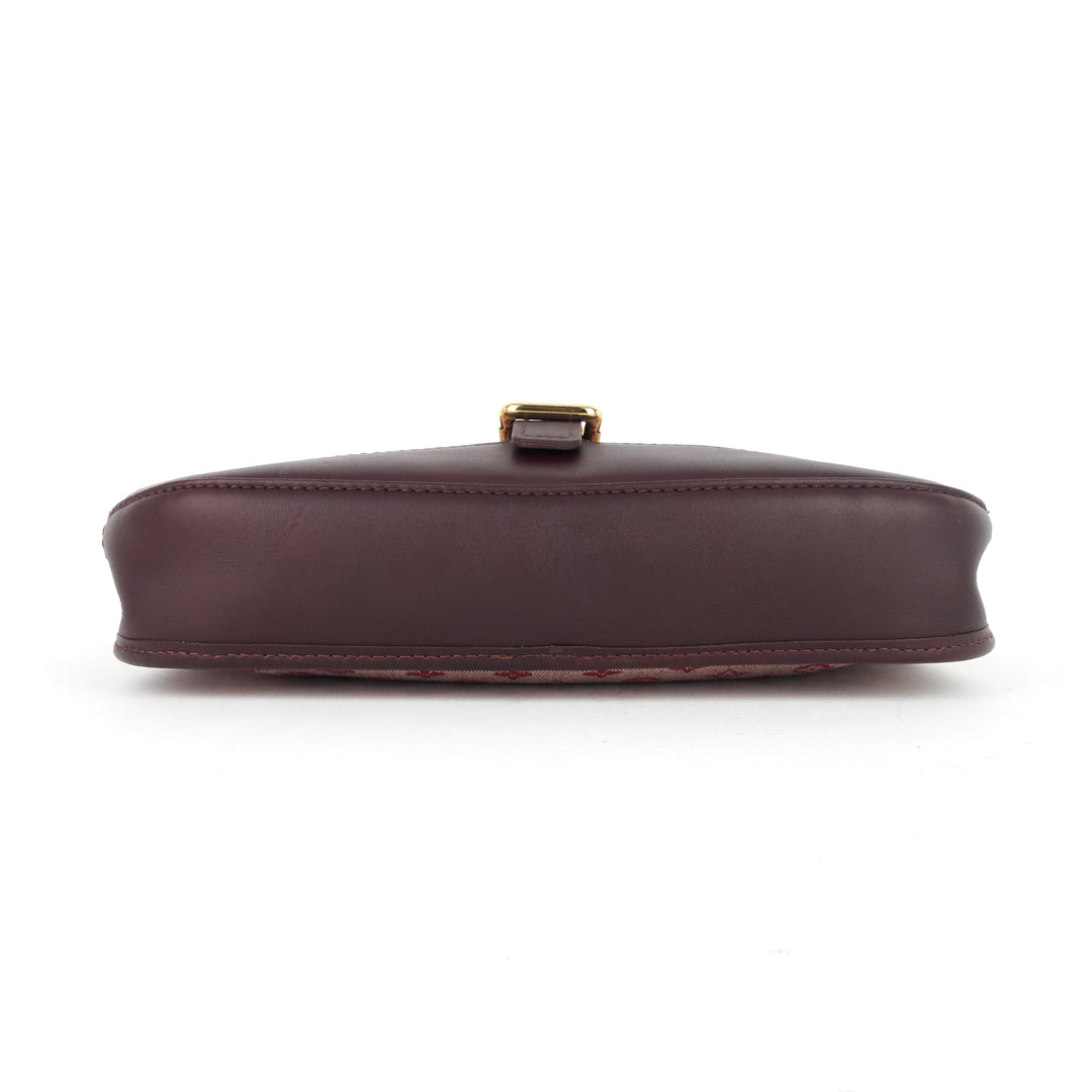 marjorie monogram mini lin canvas bag