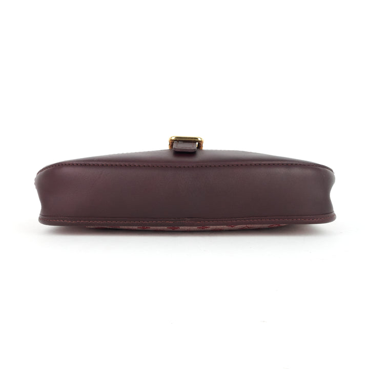 marjorie monogram mini lin canvas bag