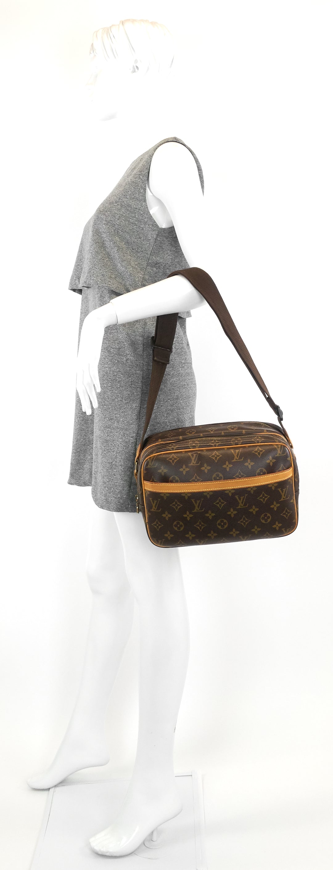reporter pm monogram canvas bag