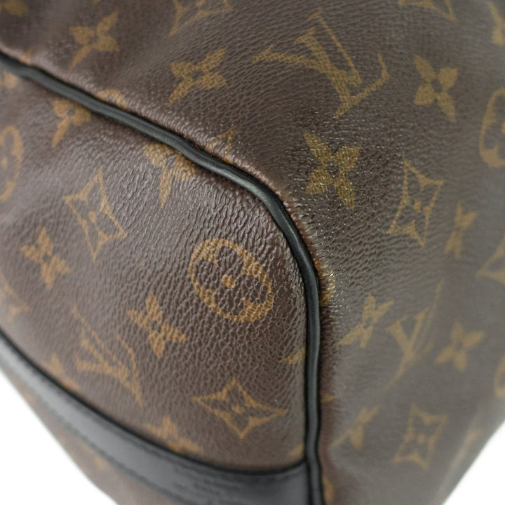 keepall 45 bandoulière macassar monogram canvas bag