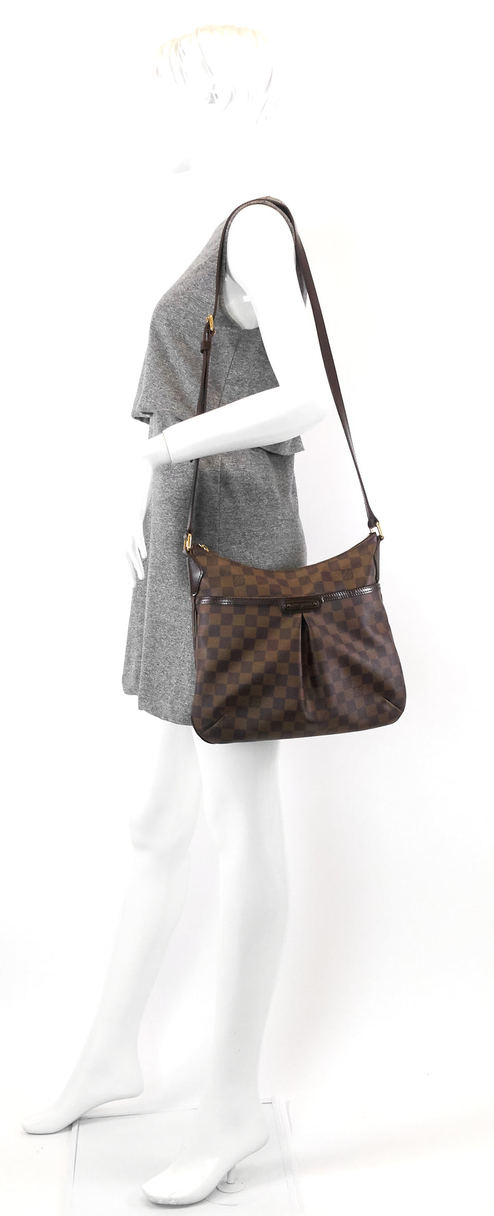 bloomsbury pm damier ebene canvas bag