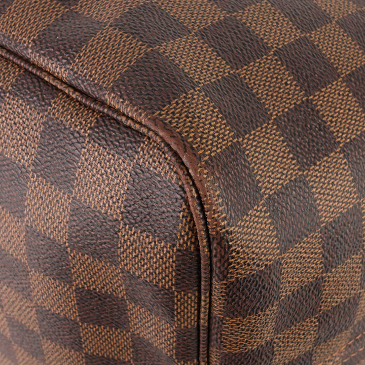 neverfull gm damier ebene canvas tote bag