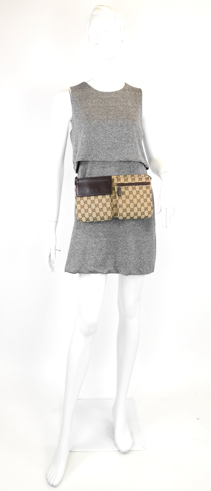 gg canvas waist belt bag