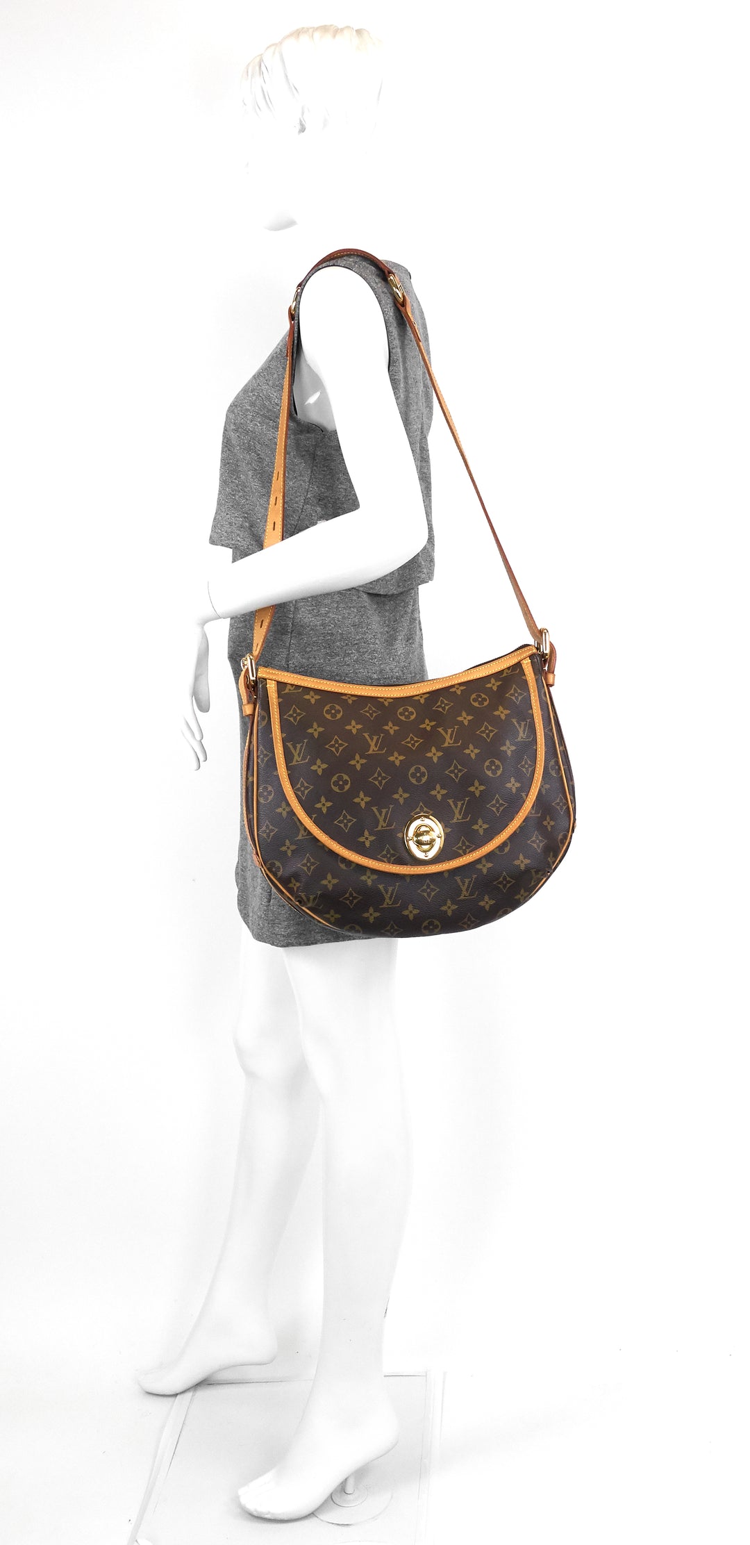 tulum gm monogram canvas hobo bag
