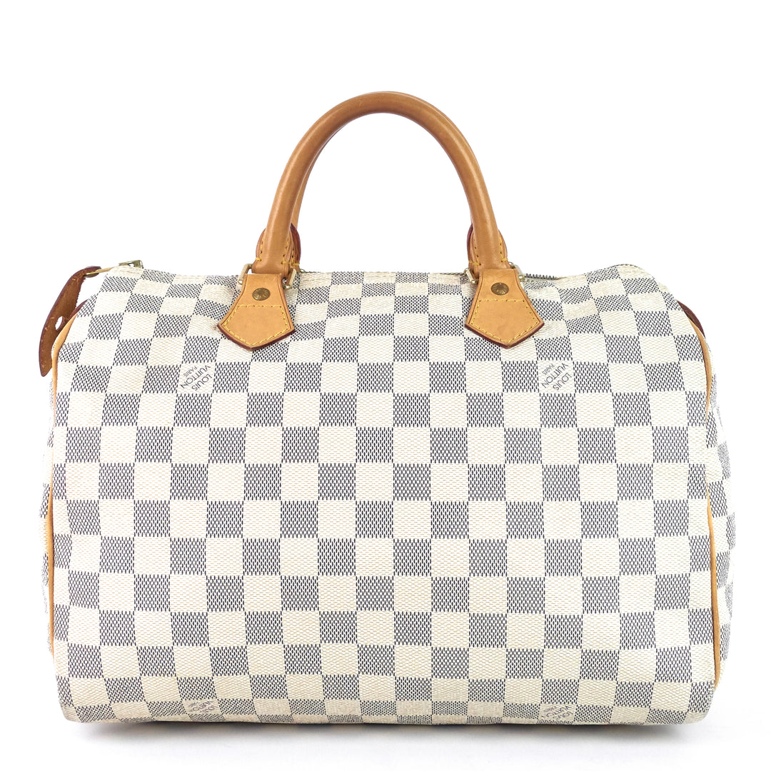 speedy 30 damier azur canvas bag