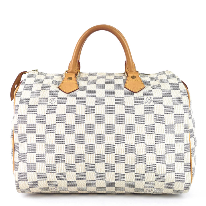 speedy 30 damier azur canvas bag