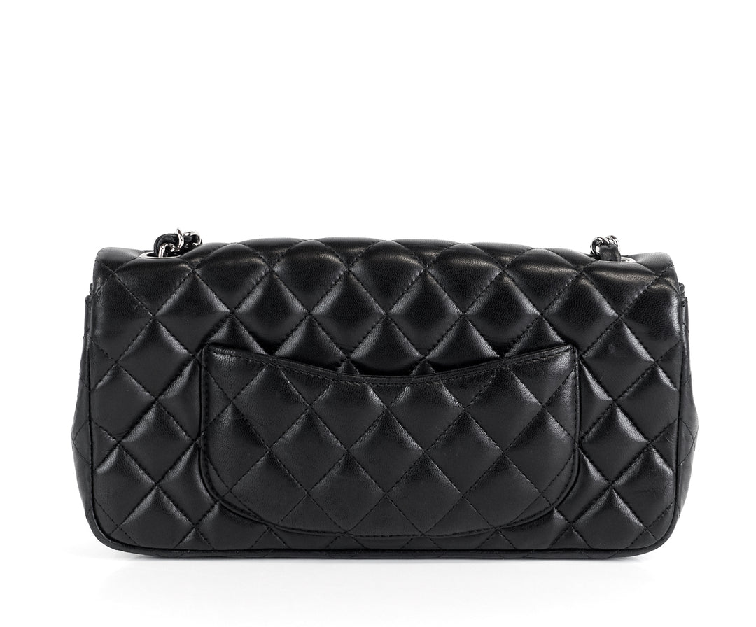 single flap lambskin leather bag