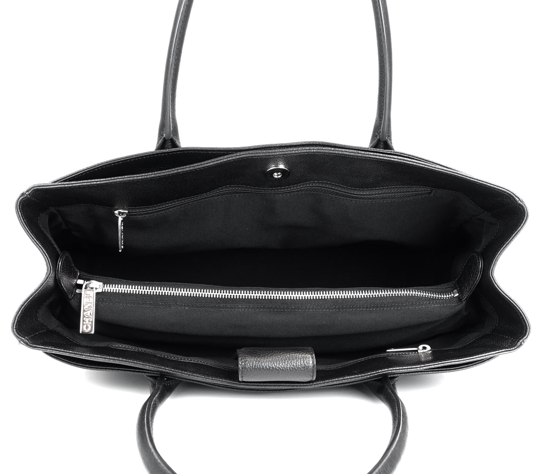 cerf executive xl caviar leather tote bag