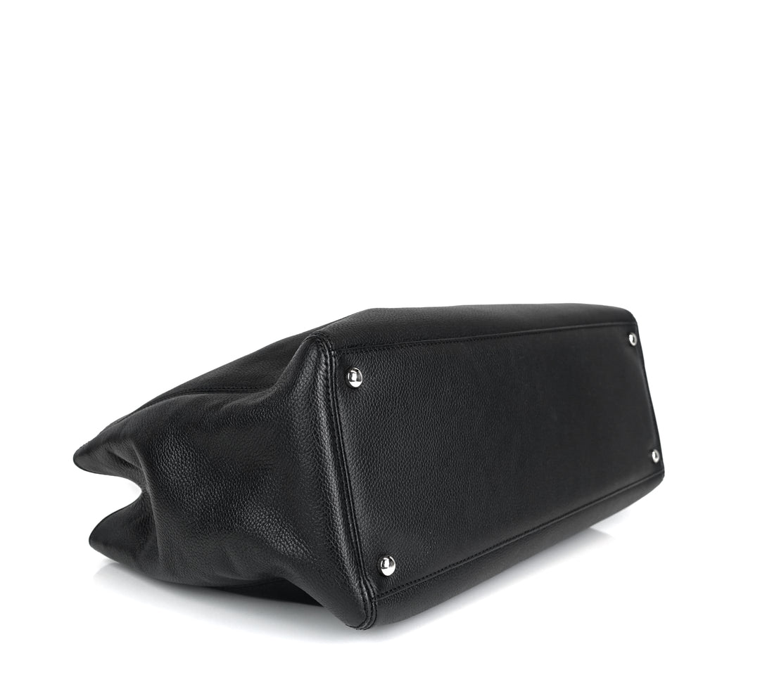 cerf executive xl caviar leather tote bag