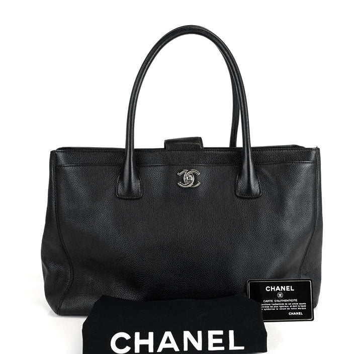 cerf executive xl caviar leather tote bag