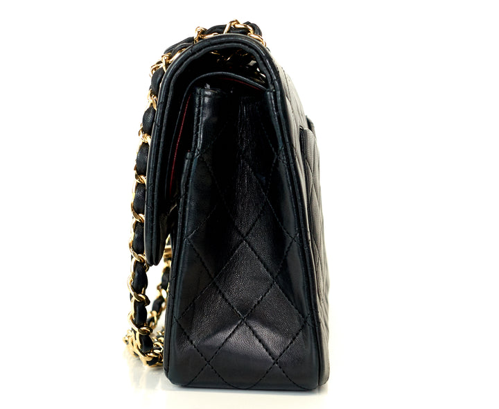 classic double flap lambskin leather medium special edition bag
