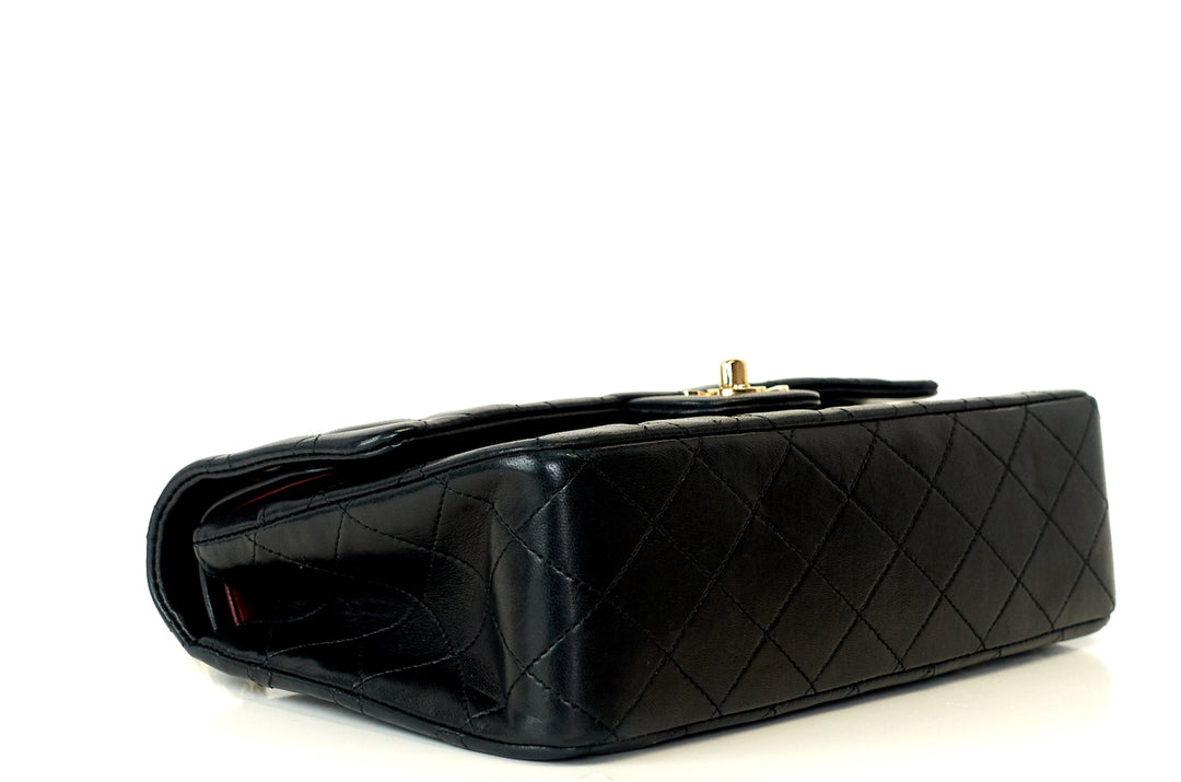 classic double flap lambskin leather medium special edition bag