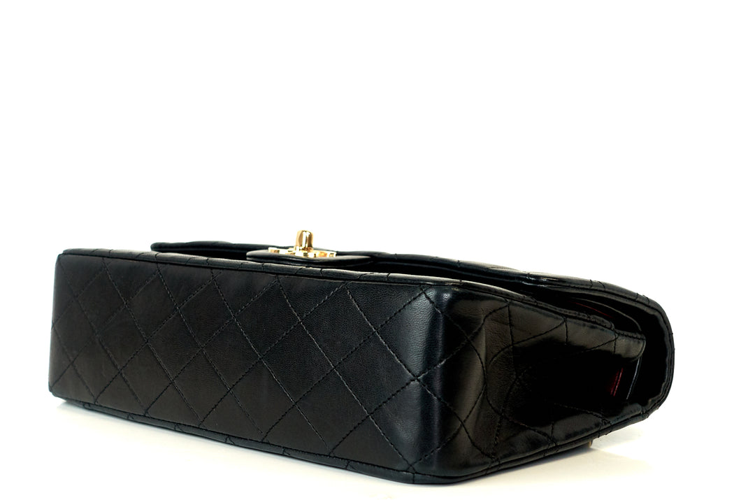 classic double flap lambskin leather medium special edition bag