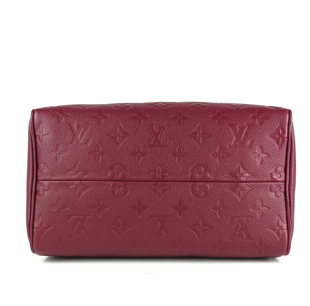 speedy 25 bandouliere monogram empreinte leather bag