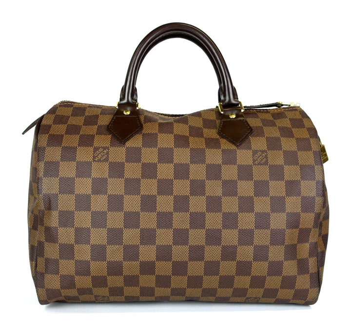 speedy 30 damier ebene canvas bag