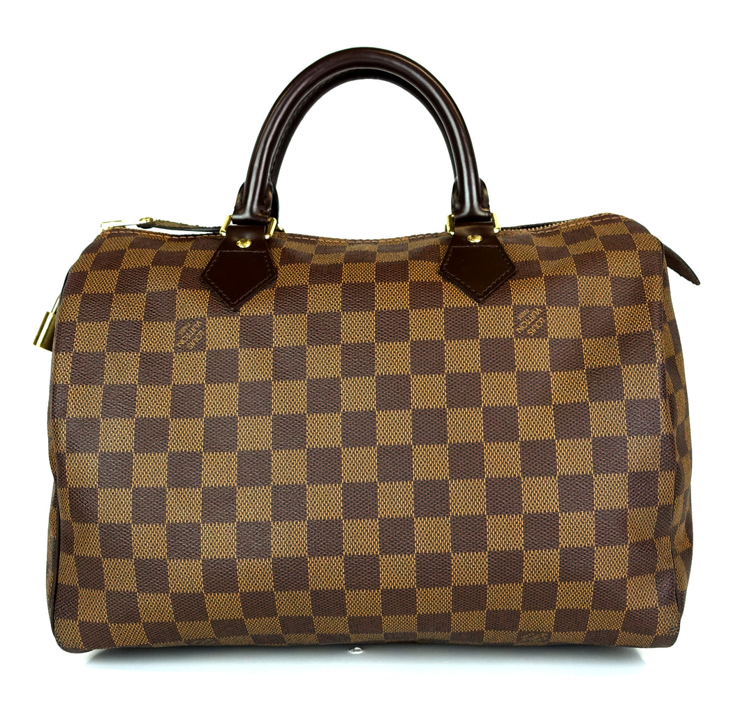 speedy 30 damier ebene canvas bag