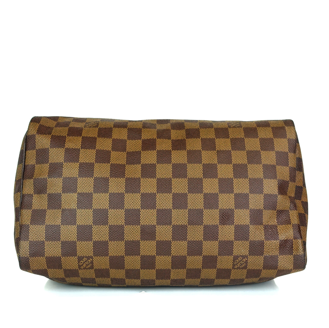 speedy 30 damier ebene canvas bag