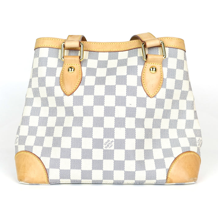hampstead pm damier azur canvas bag