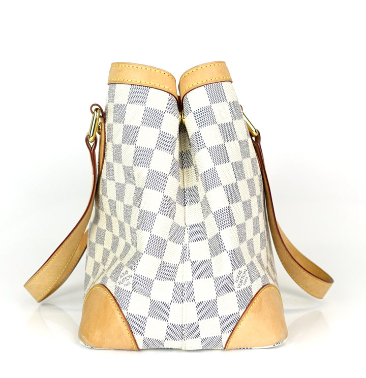 hampstead pm damier azur canvas bag