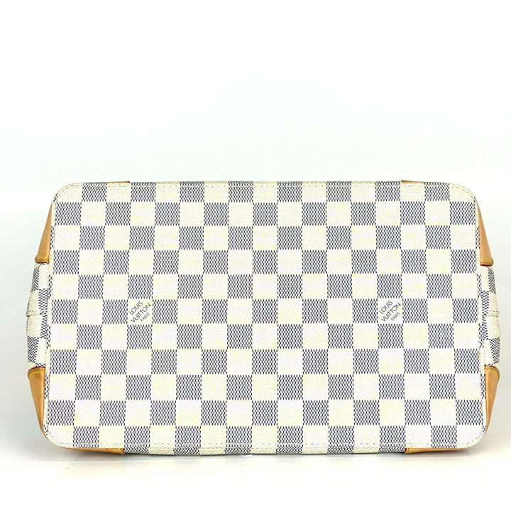 hampstead pm damier azur canvas bag