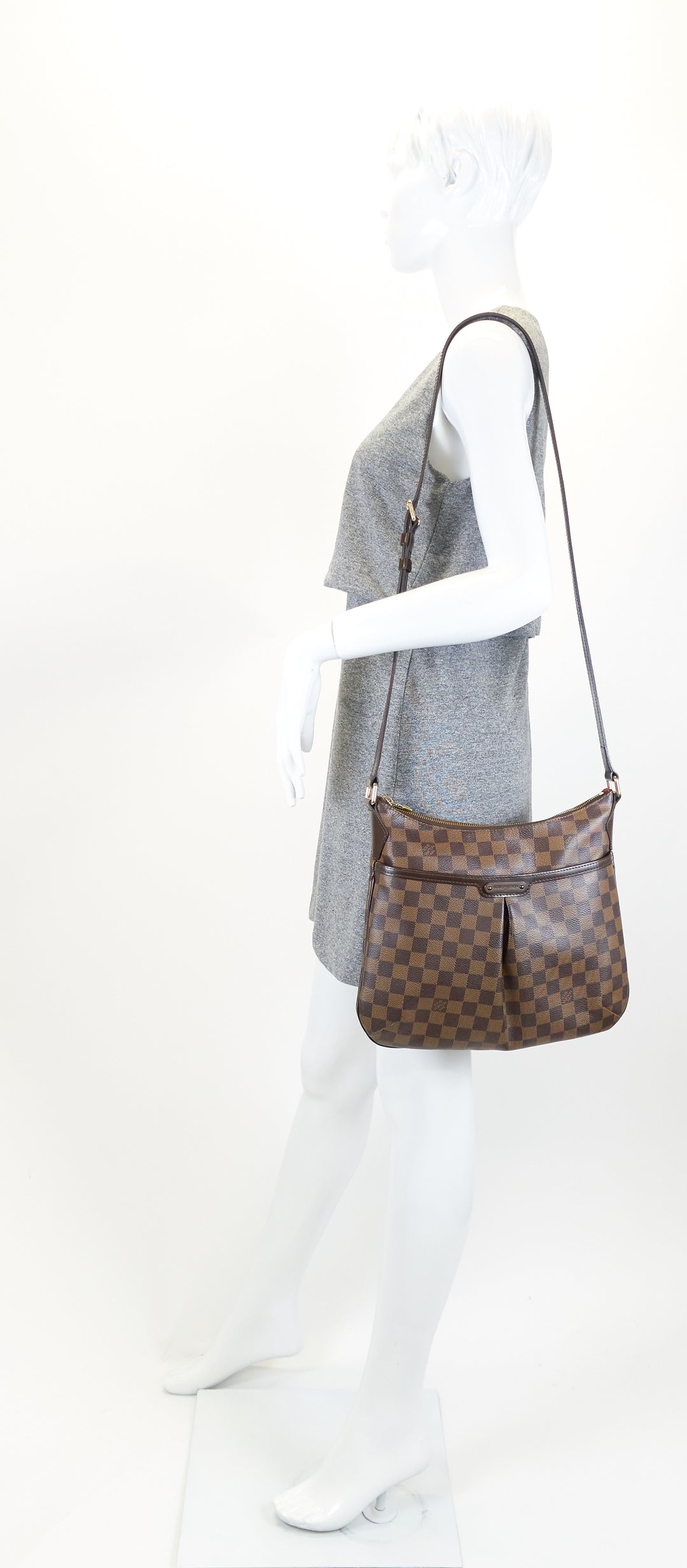 bloomsbury pm damier ebene canvas bag