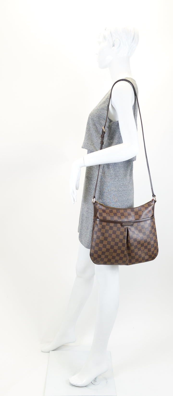 bloomsbury pm damier ebene canvas bag