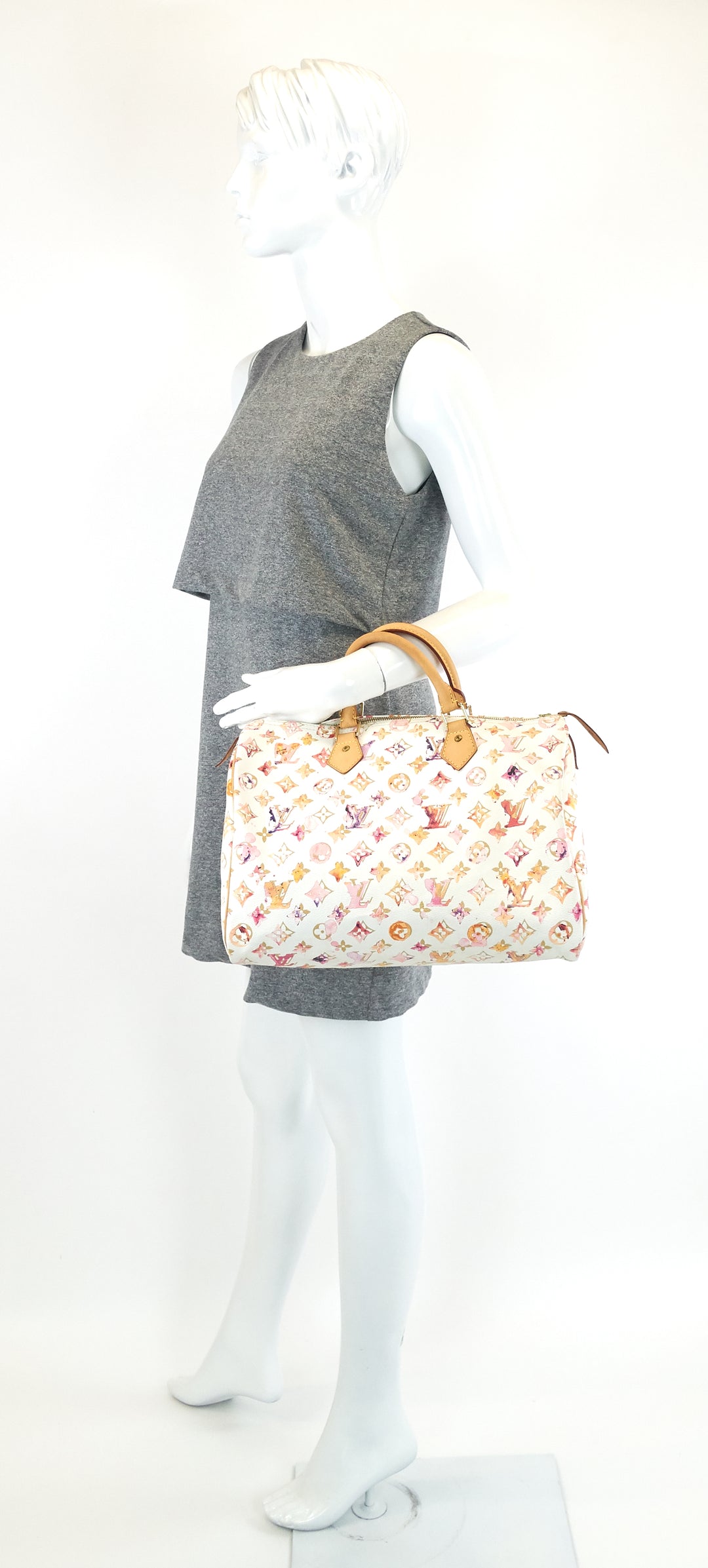 speedy 35 aquarelle monogram canvas bag