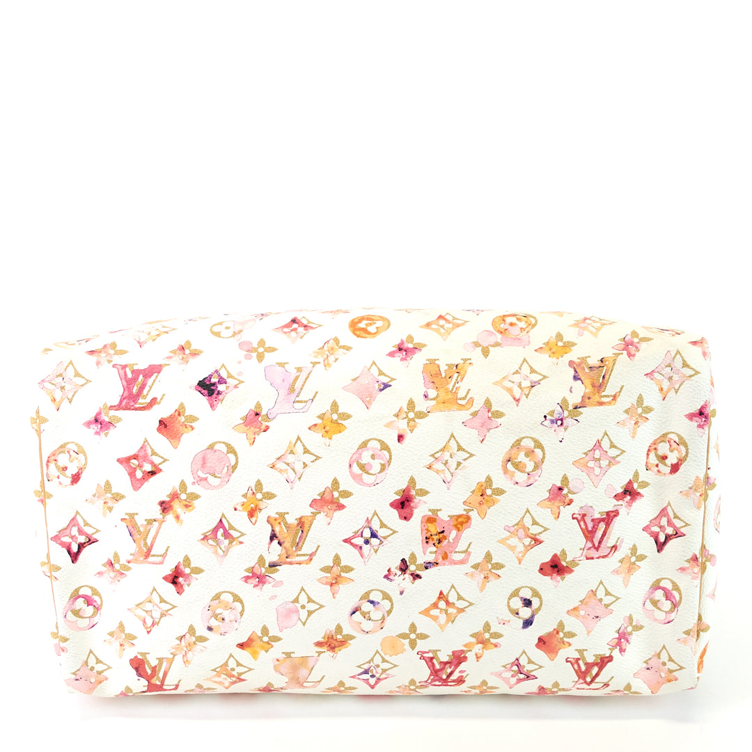 speedy 35 aquarelle monogram canvas bag