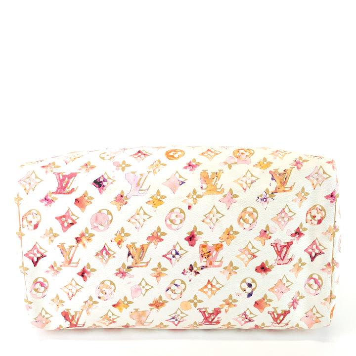 speedy 35 aquarelle monogram canvas bag