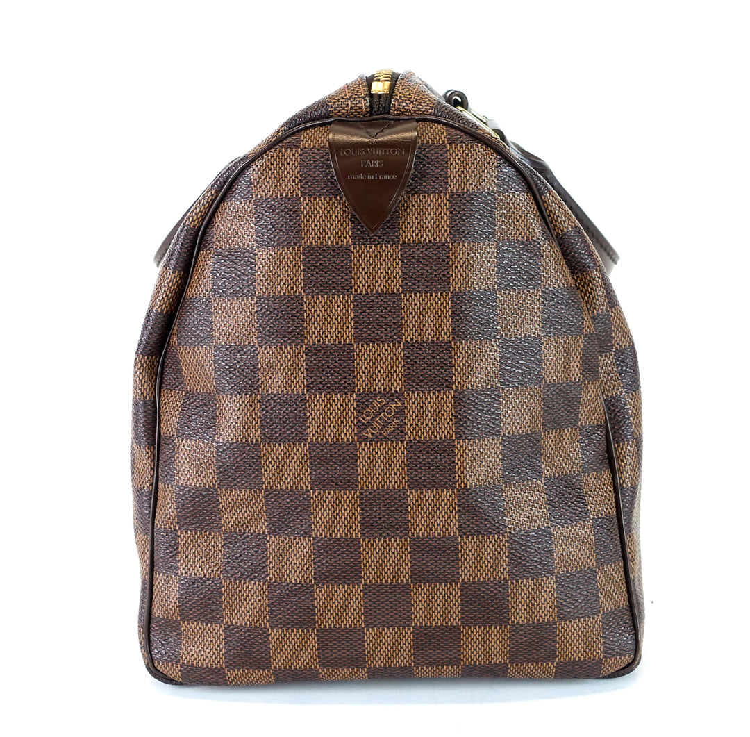 speedy 30 damier ebene canvas bag