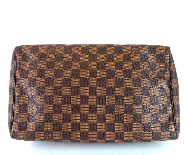 speedy 30 damier ebene canvas bag