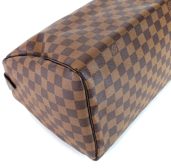 speedy 30 damier ebene canvas bag