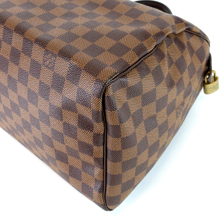 speedy 30 damier ebene canvas bag