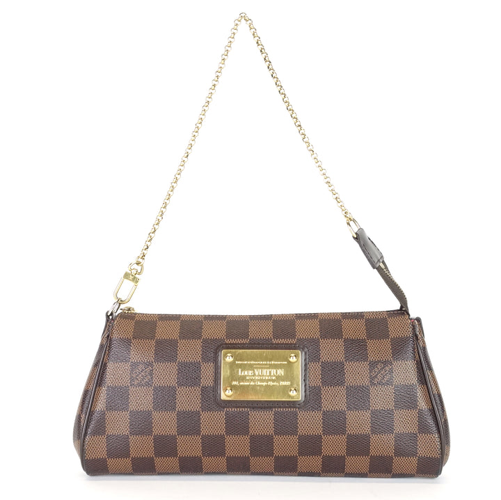 eva damier ebene canvas crossbody bag
