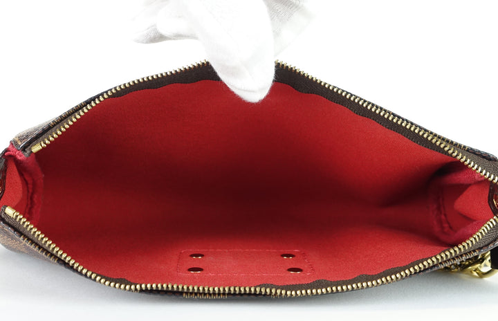 eva damier ebene canvas crossbody bag
