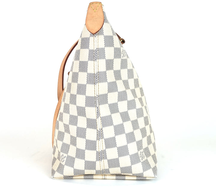 iena mm damier azur canvas bag