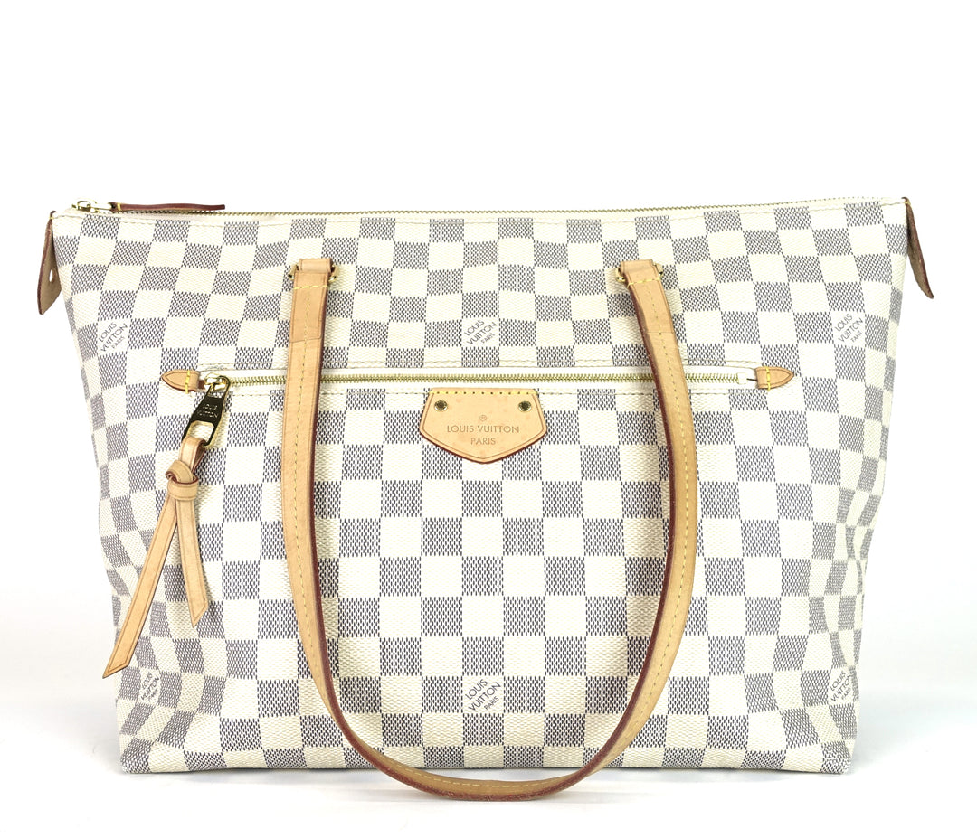 iena mm damier azur canvas bag