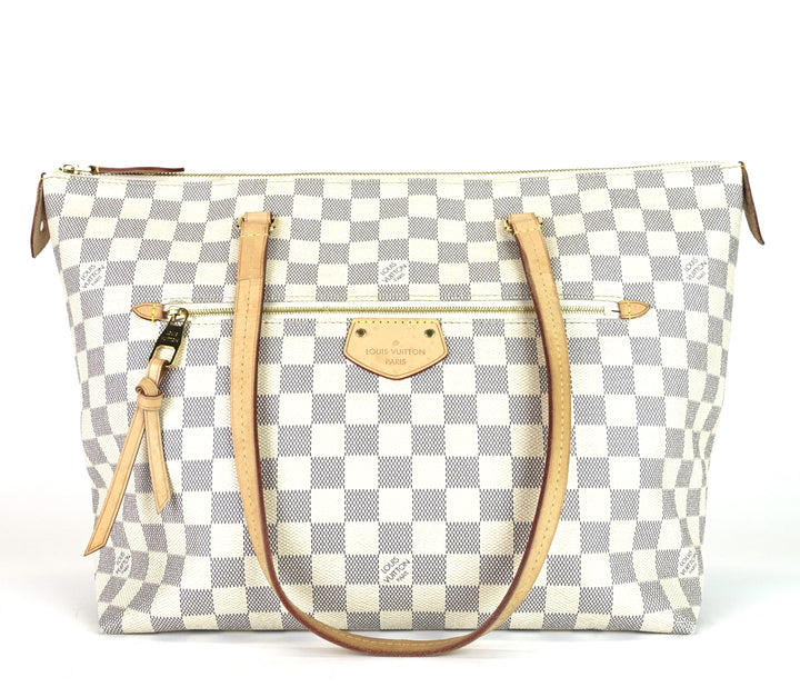iena mm damier azur canvas bag