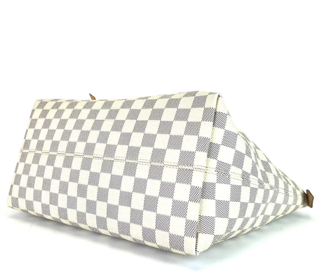 iena mm damier azur canvas bag