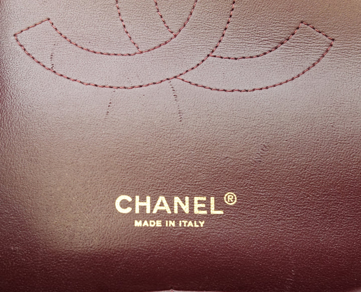 classic double flap caviar leather maxi bag