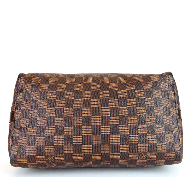 speedy 30 bandouliere damier ebene canvas bag