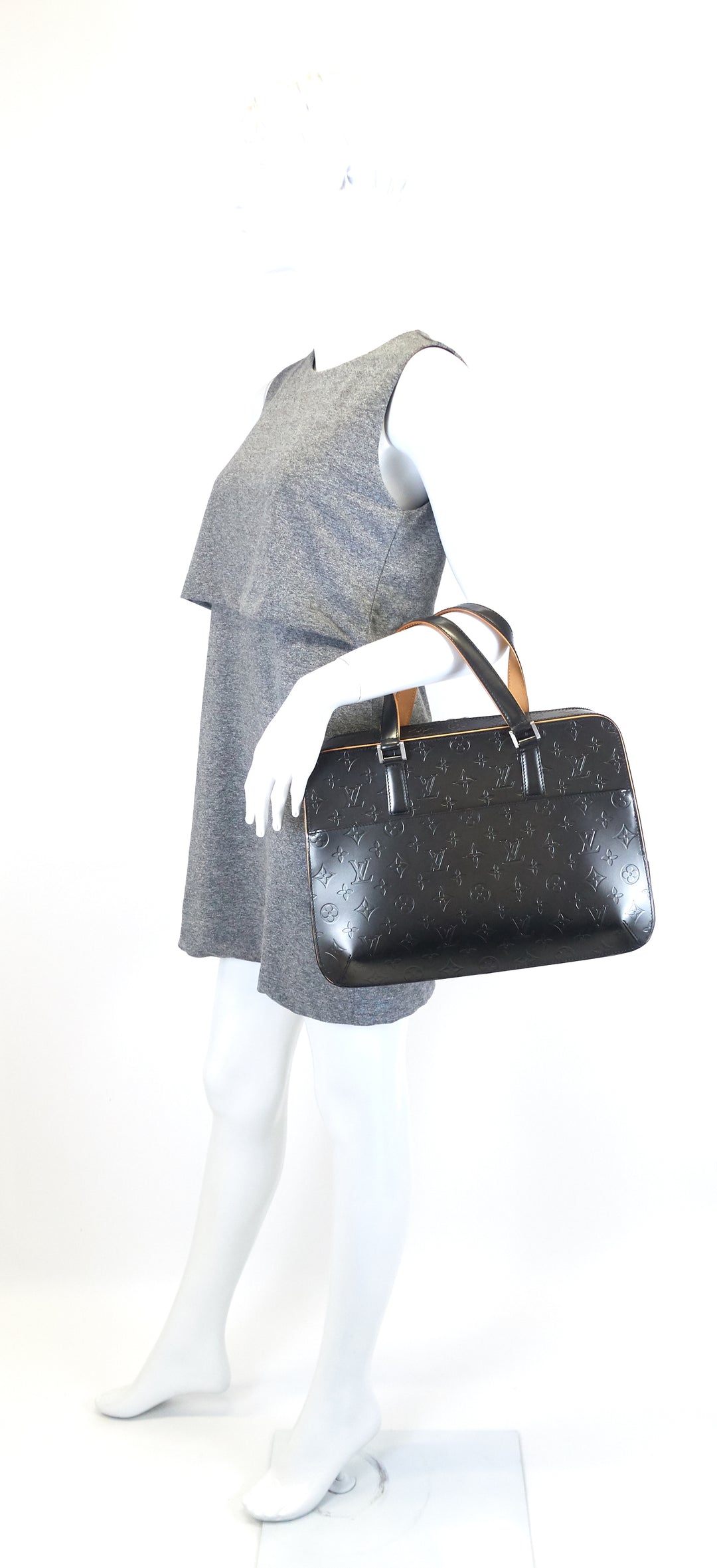 malden monogram mat vernis leather bag